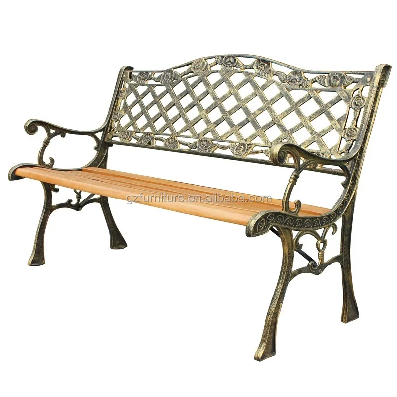 Park Bench Slats Antique Decorative Outdoor Benches Curved Outdoor