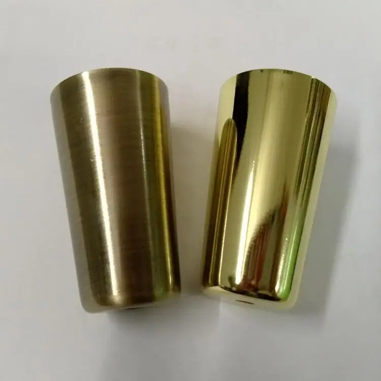 Brass tips toe caps tapered metal leg end caps for furniture
