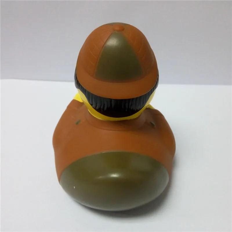Promotional Detective Rubber Duck Toys Large Plastic Bath Ducks For