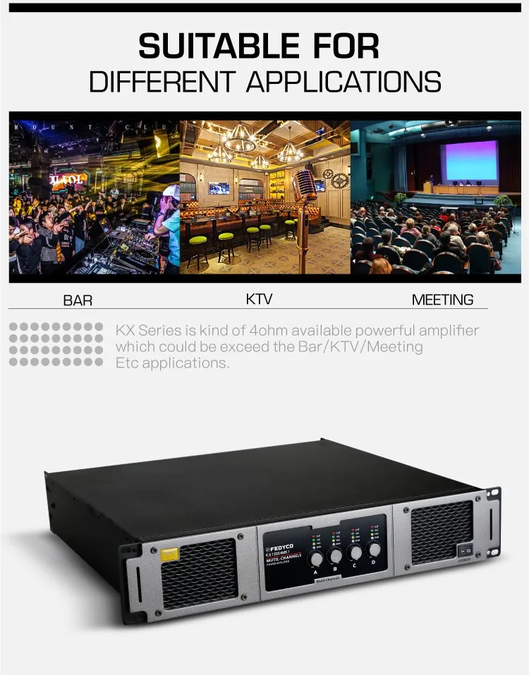 1u 2*1000w Ultrathin Digital Professional Power Amplifiers Buy 1u