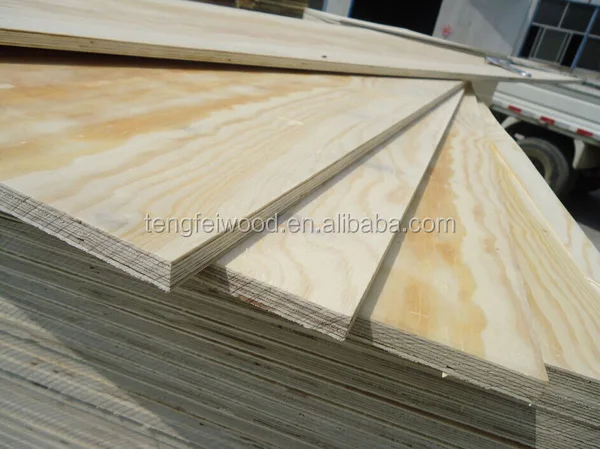 Murah kayu pinus  veneer lembar untuk rumah atap Kayu lapis 