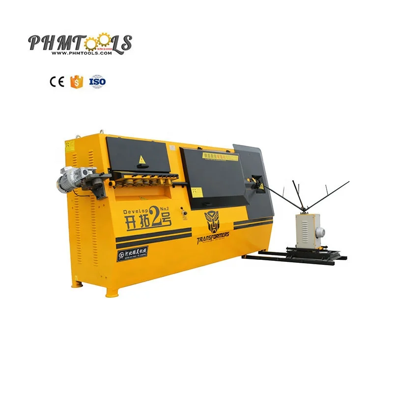 
Develop No.2 High-efficiency CNC hoop making machine, automatic rebar bending machine 