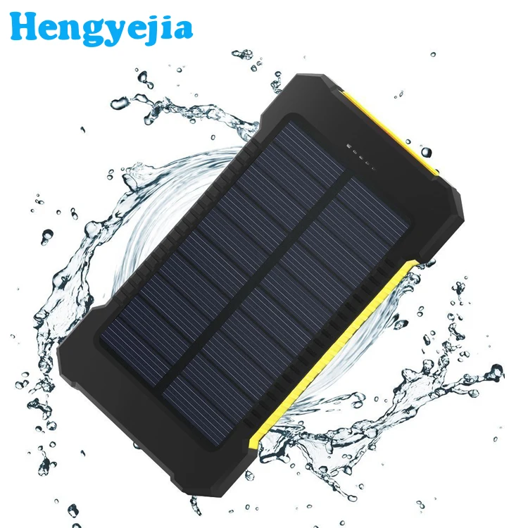 

New Launch Item Solar Charger Powerbank Custom Powerbank Logo Waterproof Power Bank 8000 Mah For Cell Phone