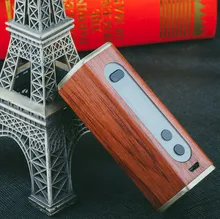 Sailing design Athena 60w box mod wood 510 thread with 18650 battery