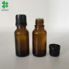 Glass material 20ml dropper bottle for essential oil, amber glass cosmetic makeup oil dispenser container vial