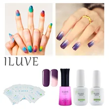 iLuve Nail Gel Polish Temperature Change Nail Polish Color UV LED Gel 12ml peel off gel