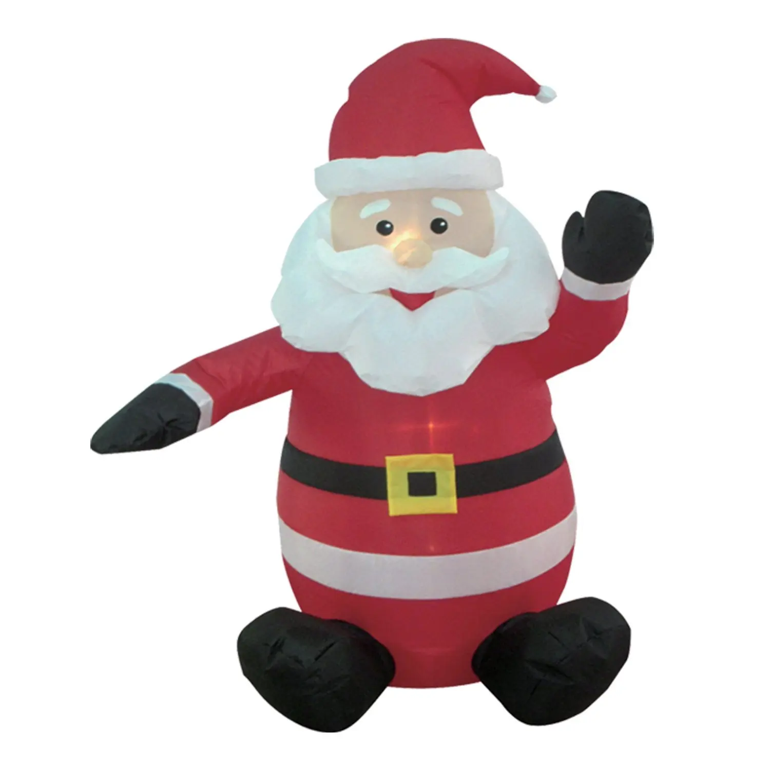 5 Ft Airblown Inflatable Santa Claus In Christmas Tree Decor Lawn Yard ...