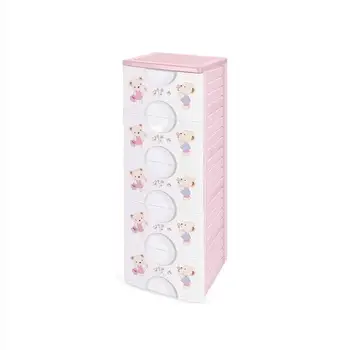 Panda Pattern Folding Plastic Big Storage Drawer Baby Closet Toys
