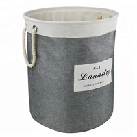 

Home Storage Durable Customized Indoors Canvas Travel Linen Laundry Basket