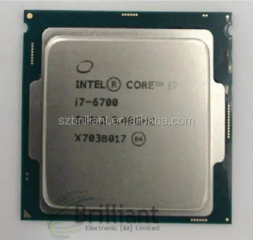 

Intel i7 6700 Quad Core 3.4GHz LGA 1151 TDP 65W 8MB Cache 14nm Desktop CPU