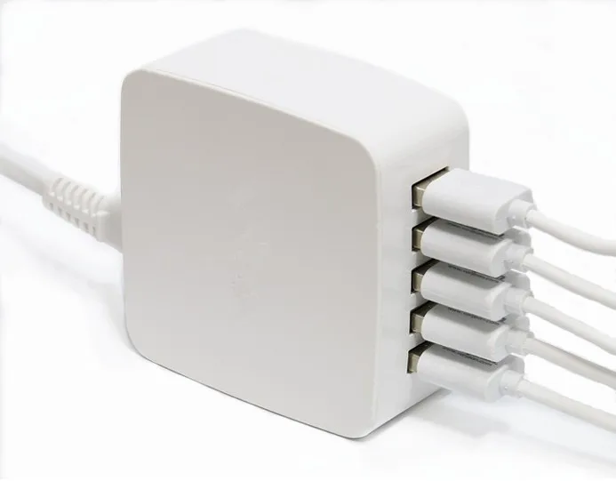 

Mobile phone accessories 40W 5V8A 5 usb port travel chargers with SAA KC certificates