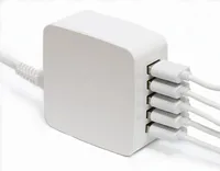 

Mobile phone accessories 40W 5V8A 5 usb port travel chargerfor iphone charger, android phone