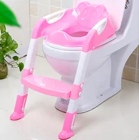 

2 Colors Baby ladder Potty Training Seat Children's Potty soft baby kids toilet seat potty chair