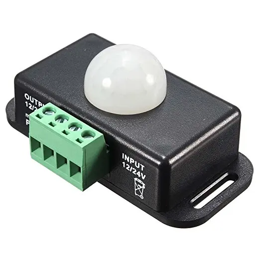 Hot sale DC 12V/24V 8A Automatic Body Infrared PIR Motion Sensor Switch For LED Light with factory price