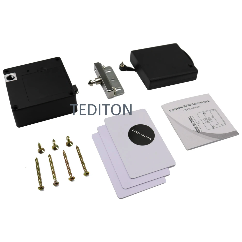 Hidden Invisible Lock Electronic Rfid Card Drawer Lock For Home Office Locker Drawer