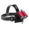 High Lumen 2000LM 2*XML-U2 LED headlamp Bike Light double head torch