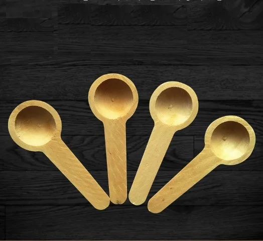 Specializing wooden spoon handmade wooden spoon mini custom wooden spoon children's jam spoon wooden measuring spoon
