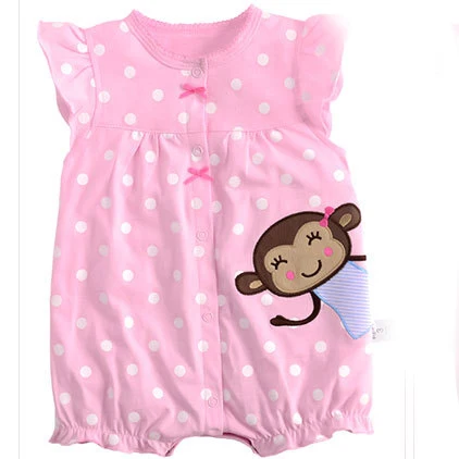 

2019 summer newborn children cotton climbing clothes baby tattoo neonatal climbing clothing baby romper, Picture