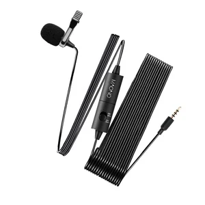 Omnidirectional Lavalier Clip on Condenser Microphone Camera