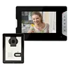 7 inch full color video remote intercom system home security doorbell