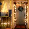 10 Pcs 1 bag Twinkle Star LED Curtain String light Party Wedding Christmas Centerpiece warm white fairy light