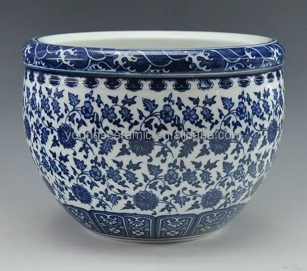 

Wholesale And Retail Antique Chinese Ceramic Pot Fish Bowl Ceramic, Blue&white