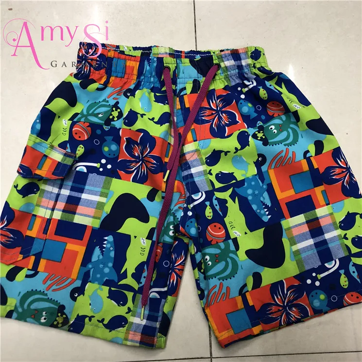 

0.91 USD BK065 Summer wear fashion 4 to 8 years boys assorted flower children's shorts children beach shorts, Mixed color same as pictures