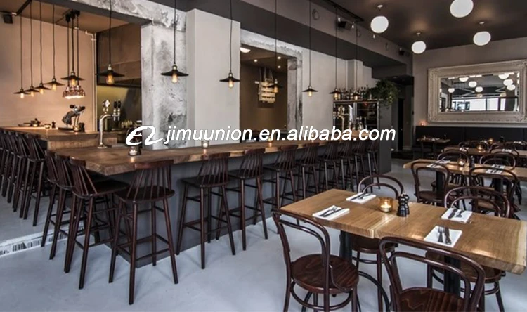 French antique Vintage Style Dining Chair For Restaurant solid Wooden carved back Dining Chair for restaurant used