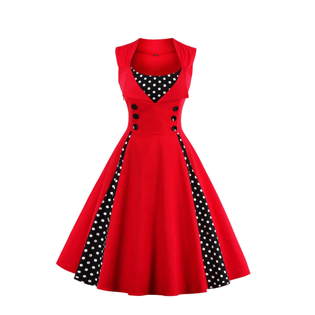 

Lskj592 New Fashionable Dress with Sleeveless Dress