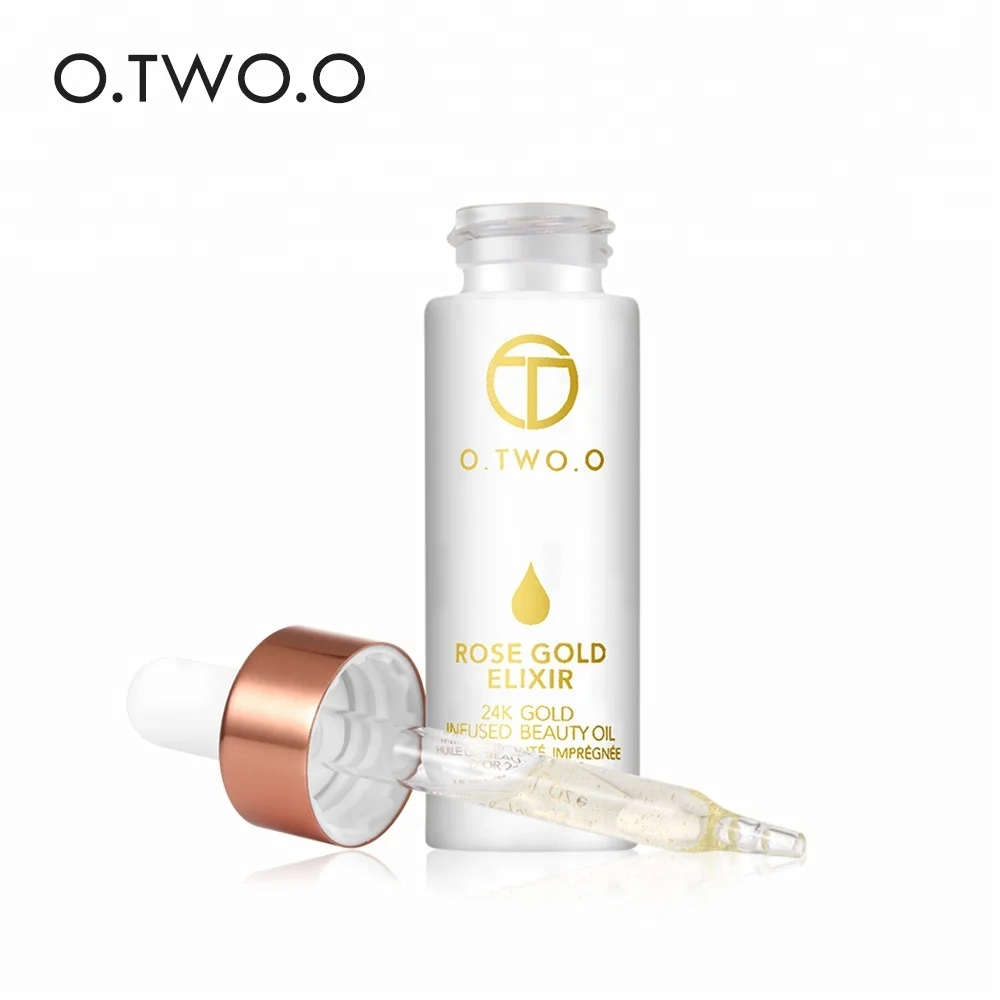 

O.TWO.O Factory Direct Wholesale Rose Gold Elixir Makeup Primer Moisturizing Beauty Oil Makeup Base