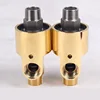 GOGO ATC Two-way Left-hand thread high temperature steam rotating joint water rotary connector 1 1/4-1/2 inch brass fitting