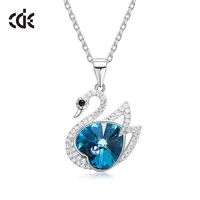 

Wholesale Swan Pendant Necklace 925 Sterling Silver Jewelry For Women