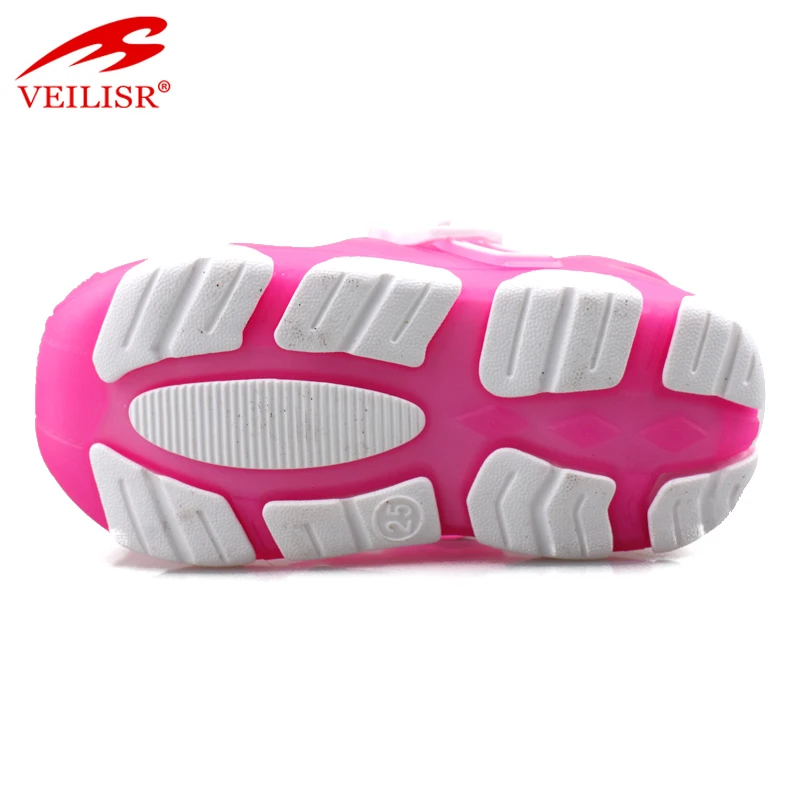 
Outdoor summer beach jelly shoes children PVC sandals kids clogs 
