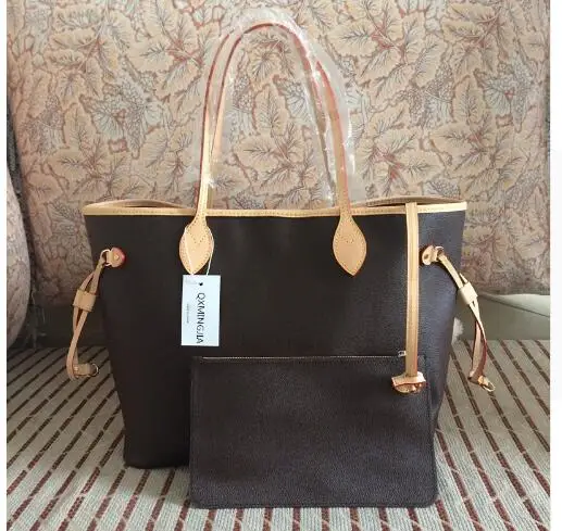 

luxury handbags selling! new fashion neverful GM/MM women handbag genuine leather bags free shipping