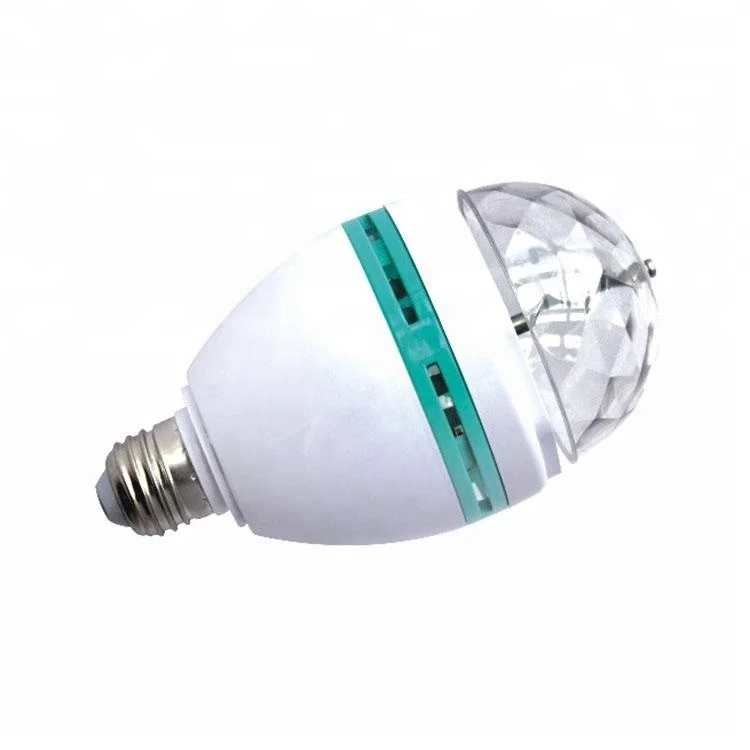 SMD party decoration changing blue green red color disco light replacement lamp led bulb manufacturer