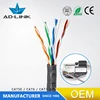 new material PVC PE solid copper UTP cat5e computer use cable