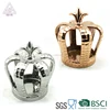 Superficially crown decoration ceramic church candle holder