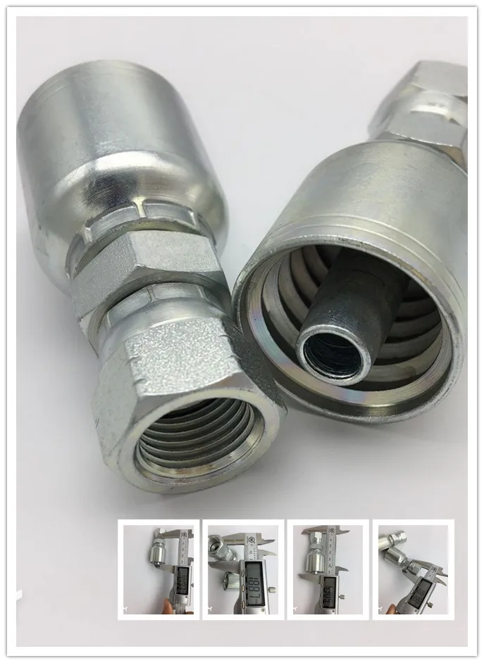 1064366 Jic Series Standard Galvanized Carbon Steel One Piece