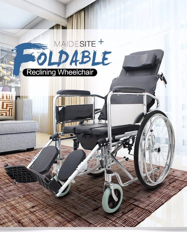 Foldable  reclining manual wheelchair with inflatable wheels(1).jpg