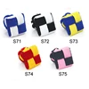 China Supplier knitting fabric cufflinks Square Silk knot Cuff link Elastic Rope Cuff