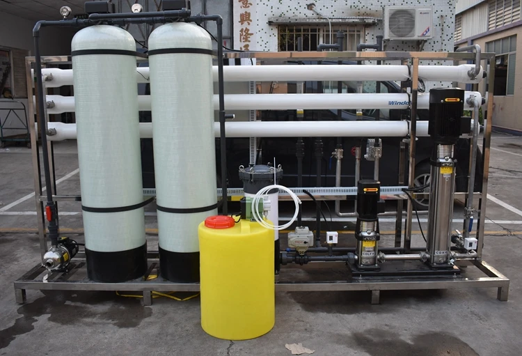 brackish water CIP dosing system uv reverse osmosis big ro plant 1000 lph price