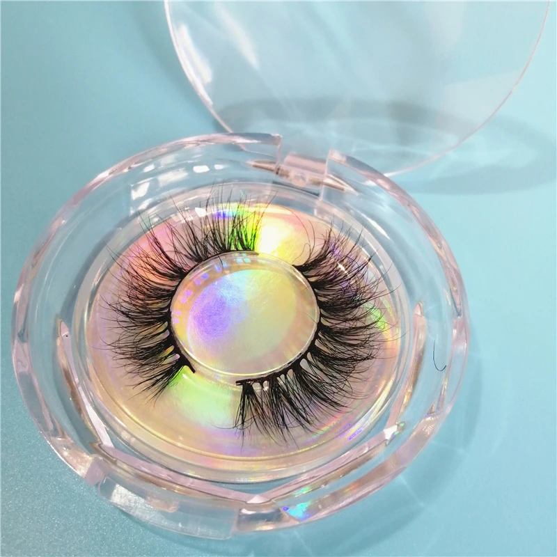 

One dollar eyelashes custom made eyelashes with false eyelash packaging, Natural black