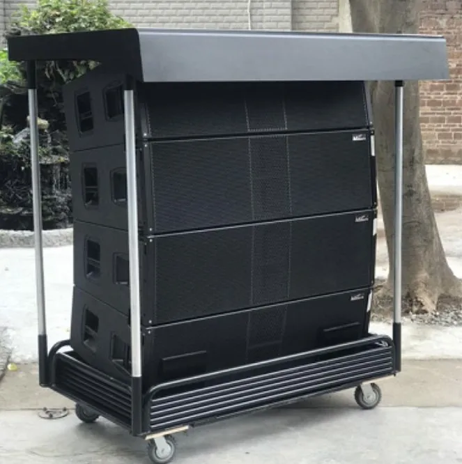 
4 way active double 12 inch line array speakers system 