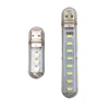 Mini USB Powered LED Night Light Lamp Flashlight Lamp Portable USB Power Pure White 3 LED Strip Pocket Lamp