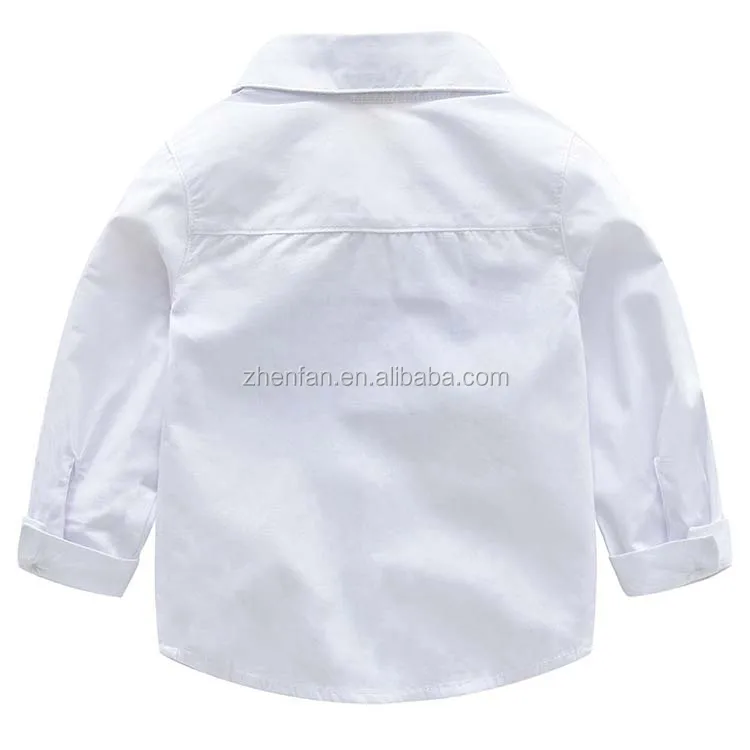 
long-sleeved cotton gentleman kids boy baby shirt matching with jeans 