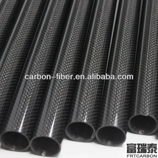 25MM OD X 23MM ID X 1000MM Carbon Fiber Tube Tail Boom Multi Rotor 3K High Gloss