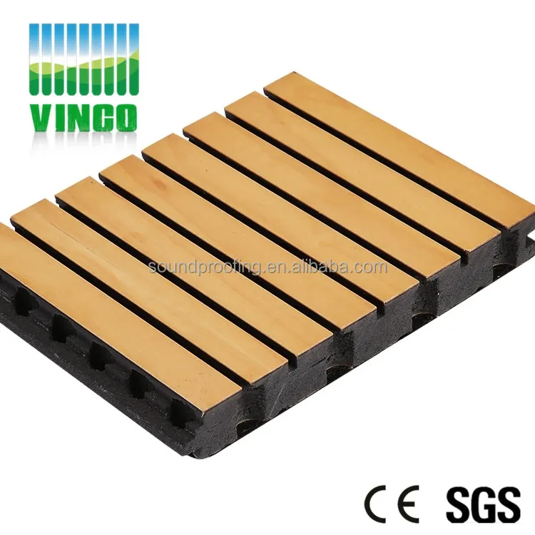 Waterproof Acoustic Panel Type Melamine Insulation Panels Mdf