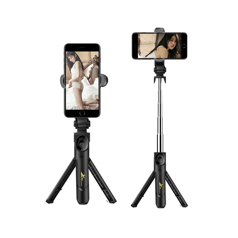 

New Product Bluetooth Selfie Stick + Mobile Phone Tripod ,Selfie Ttick Tripod, Red/ black/white