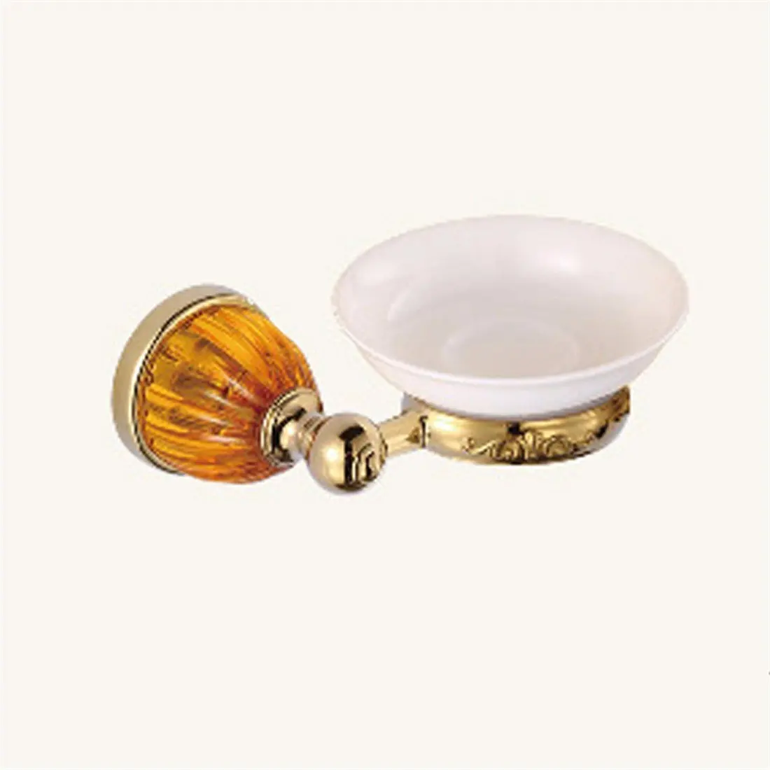 LAONA European style gold zinc alloy amber base bathroom fittings towel ring single and double rod,Soap dish