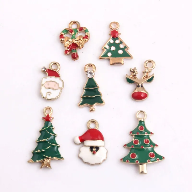 

Christmas Mix Style Small Charms Pendants for Necklace Bracelet Jewelry